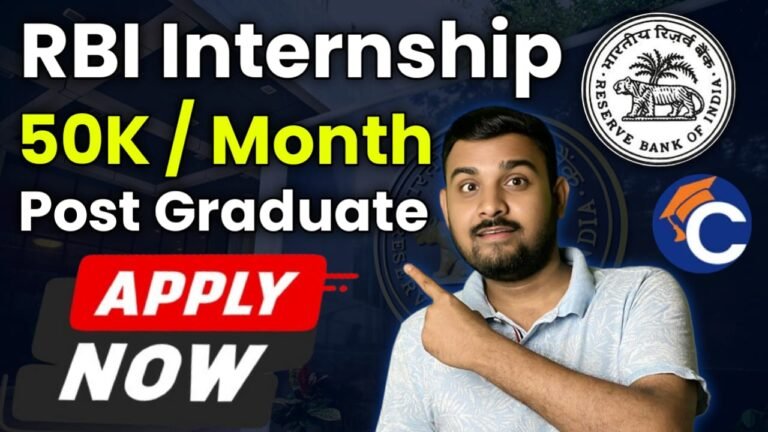 RBI Research Internship