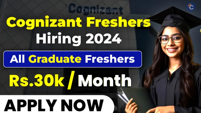 Cognizant Freshers Hiring 2024