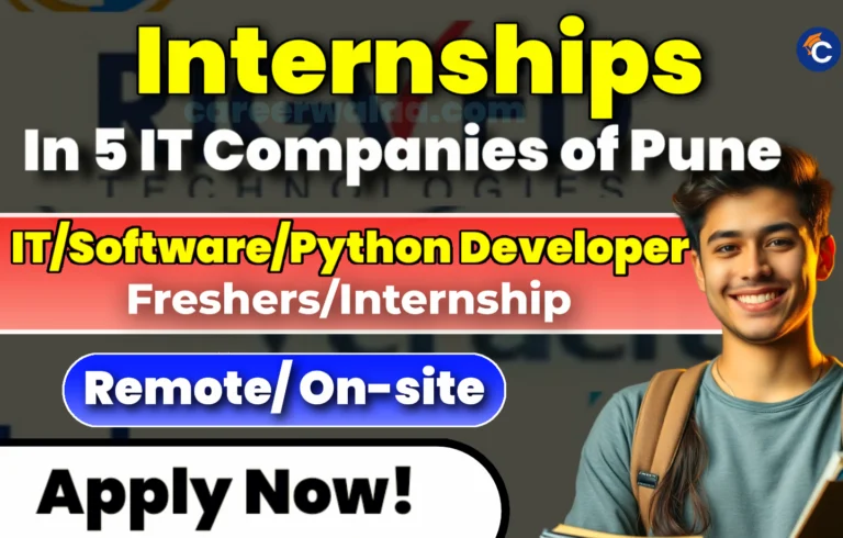 Pune IT Internships 2025