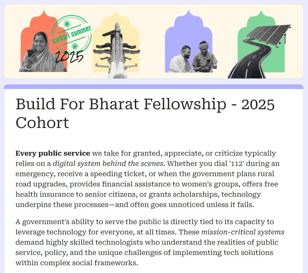Bharat Digital Fellowship 2025: Apply Now! ₹40,000 Stipend – A Life-Changing Opportunity for Students!